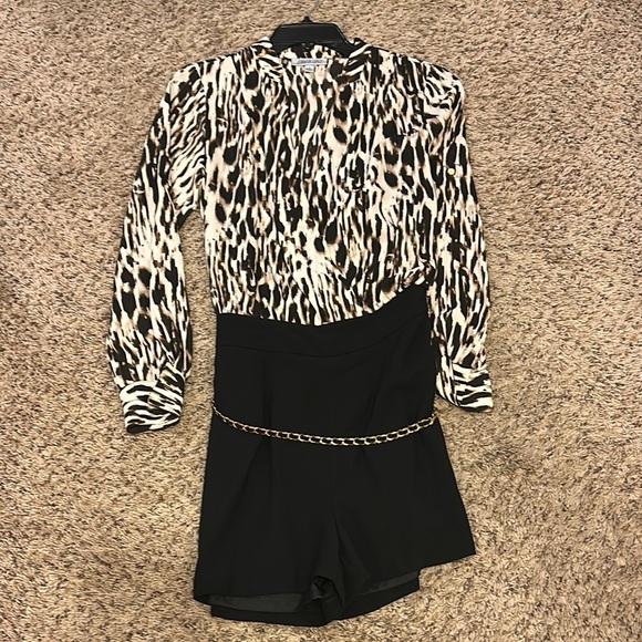 Jennifer Lopez Animal Print one piece suit - Picture 1 of 9